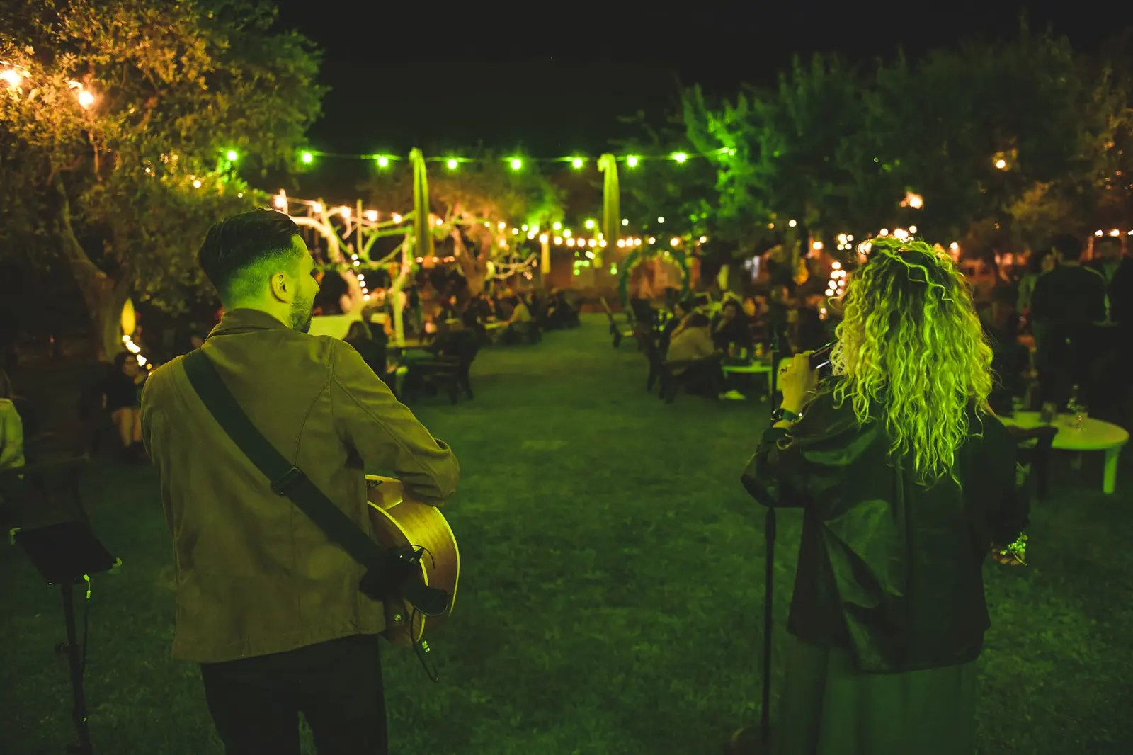 Evento serale con musica dal vivo